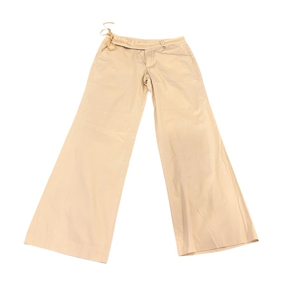 REBECCA TAYLOR | wide leg khaki pants - Picture 1 of 7